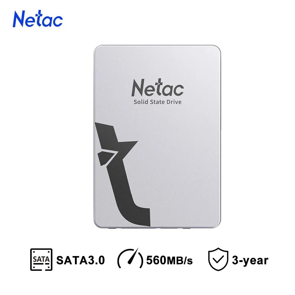 SSD Sata Netac 512GB - Case de alumínio