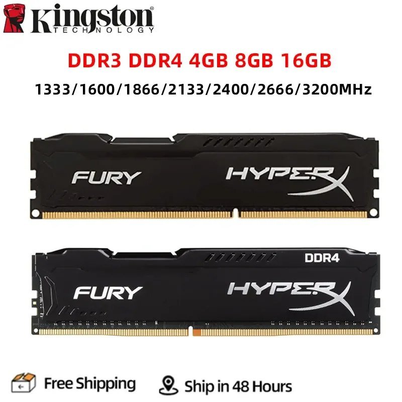 Memória Ram DDR4 8GB 3200Mhz HyperX Fury