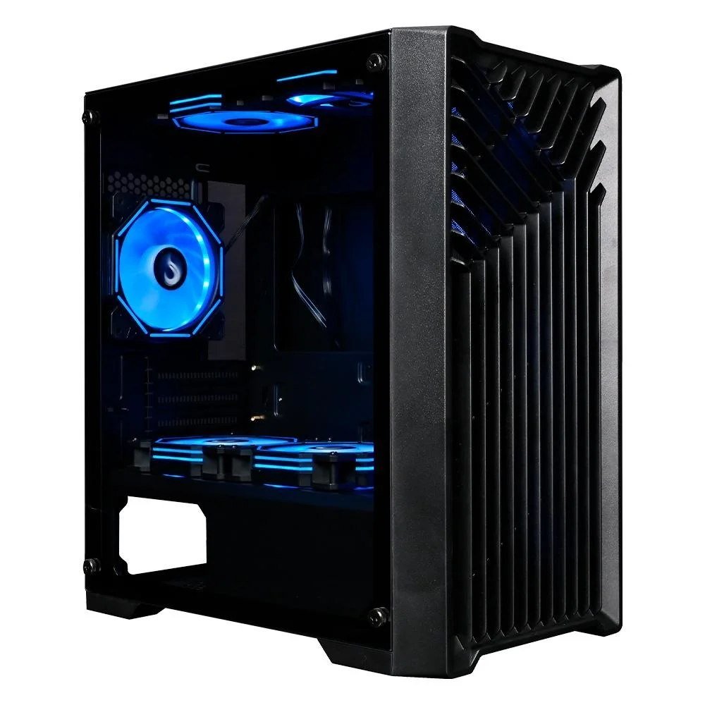 Gabinete Gamer Rise Mode X1 Mid Tower ATX Lateral em Vidro Temperado