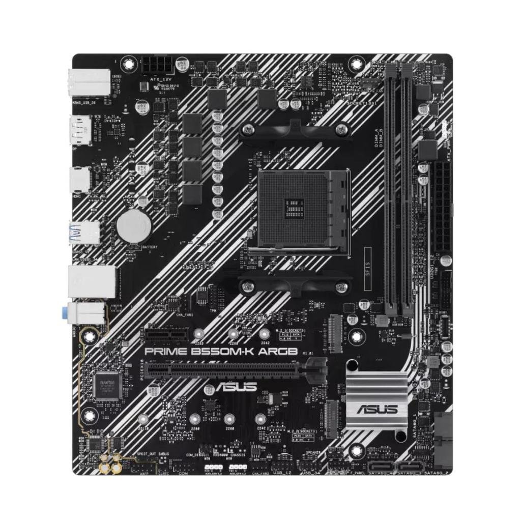 Placa Mãe Asus Prime B550M-K ARGB