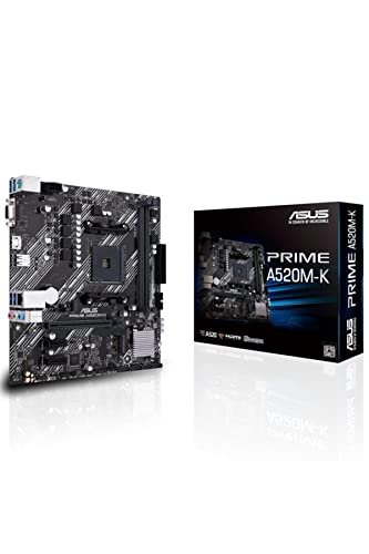 Placa Mãe Asus para AMD AM4 Prime A520M-K