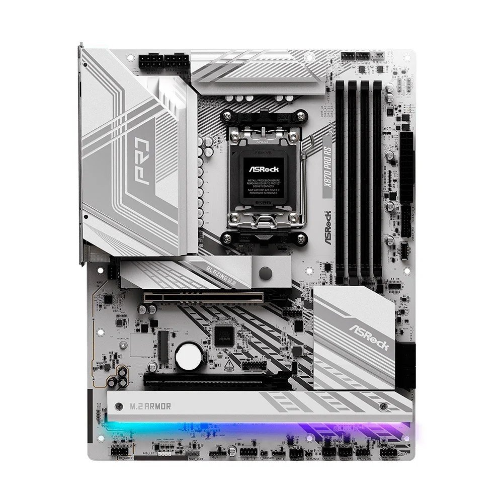 Placa-Mãe ASRock X870 Pro RS, Ryzen AM5 X870, ATX, DDR5