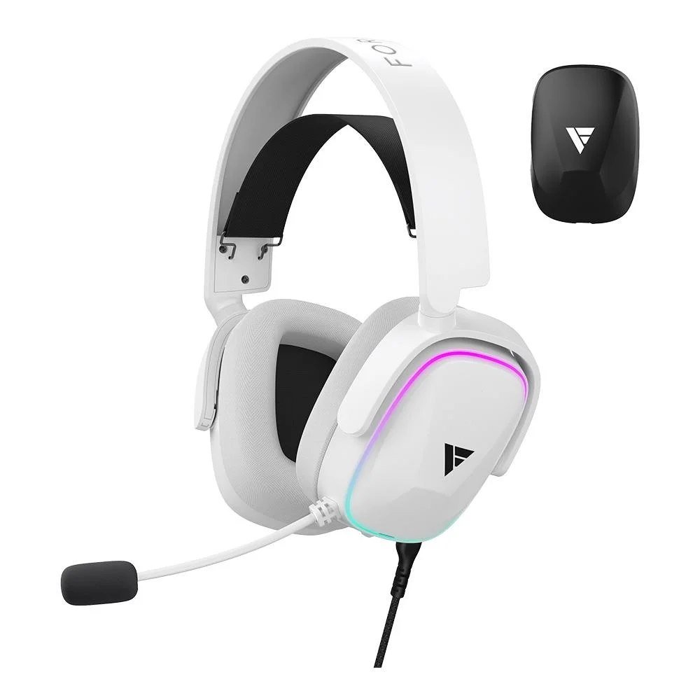 Headset Gamer Force One Supersonic 7.1 Surround, USB, Branco - FR.AU.SU.02