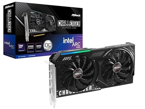 Placa de Vídeo ASROCK INTEL ARC B580 CHALLENGER 12G OC 192 BITS