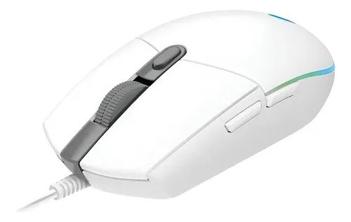 Mouse Ótico para Jogos Logitech G203 LIGHTSYNC Branco