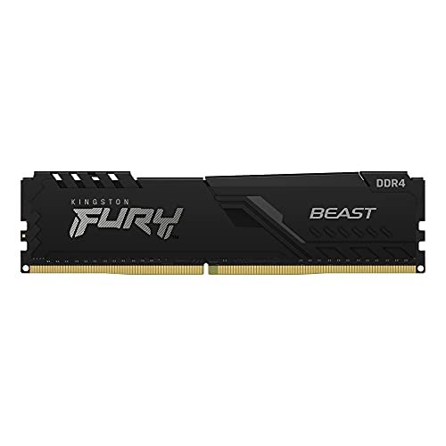Memória 32GB Dimm DDR4 3200Mhz FURY Beast 1,35V 2Rx8 288 pinos para desktop/gamers, preto