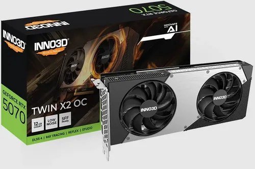 Placa de Vídeo Nvidia RTX 5070 Twin X2 OC 12GB