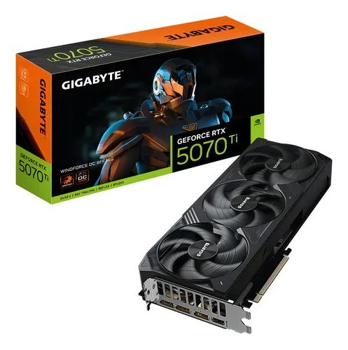 Placa De Vídeo Gigabyte Rtx 5070 Ti Windforce Oc Sff 16gb