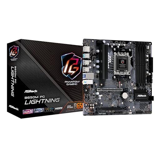 Placa Mãe Asrock B650M PG LIGHTNING