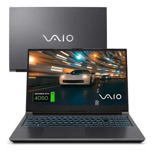 Notebook VAIO FH15 Intel Core i7 - 13ª Gen RTX 4050 Linux - 32GB RAM DDR5 1TB SSD Wi-Fi 6 Tela 15,6 Full HD WVA 144Hz