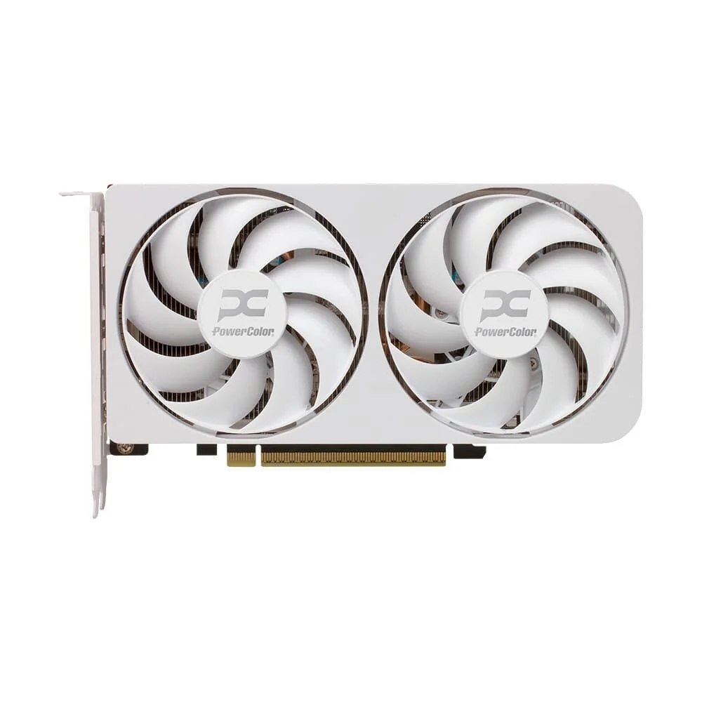 Placa de Vídeo PowerColor RX 9060 XT Reaper White AMD Radeon 16GB