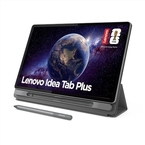 Tablet Lenovo Idea Tab Plus Octa-Core, 8GB, 128GB, Wi-Fi® 5, Android™ 15, 12.1" 2.5K 90Hz, Acompanha Caneta e Case