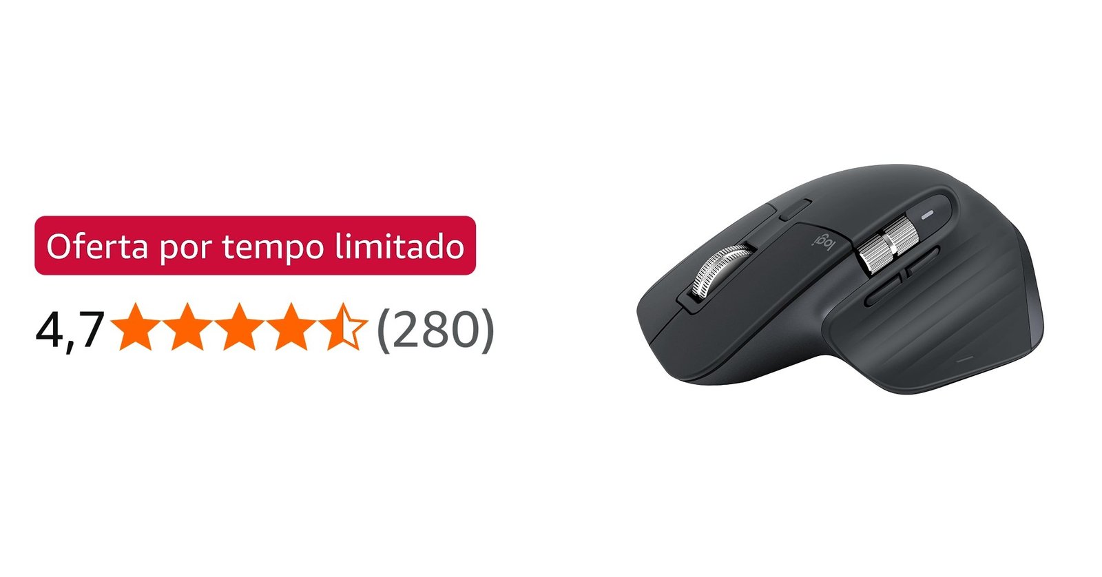 Mouse sem fio Logitech Mx Master 3s Bluetooth Edition
