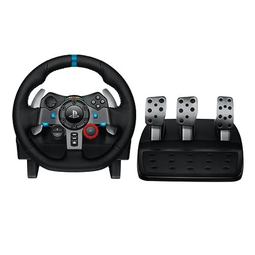 Volante e Pedais Logitech G29 Driving Force com Force Feedback, para PS5, PS4, PS3 e PC