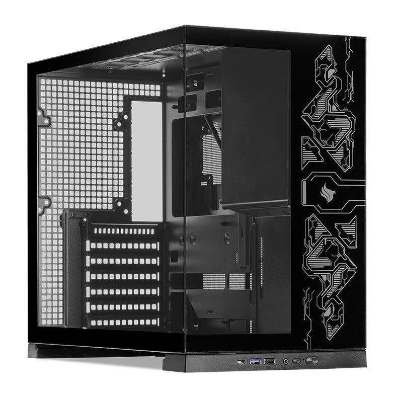 Gabinete Gamer Pichau Cypher, Mid-Tower, Lateral de Vidro, Preto