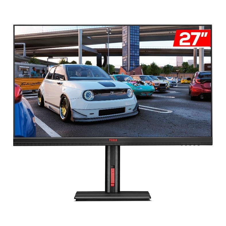 Monitor Gamer Pichau Quantum, MiniLED, 27 Pol, IPS, QHD, 1ms, 180Hz, HDMI/DP, PG-QUTM01-BL01