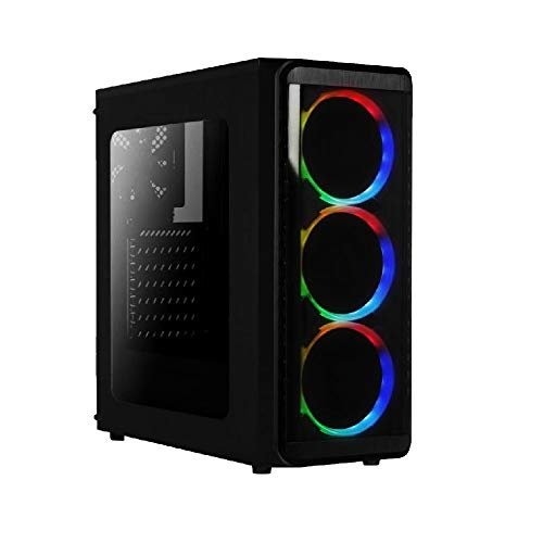 Skill Gaming PC Gamer AMD 6-Core CPU 3.8Ghz 8GB (Placa de vídeo Radeon R5 2GB) SSD 120GB Casual, Preto