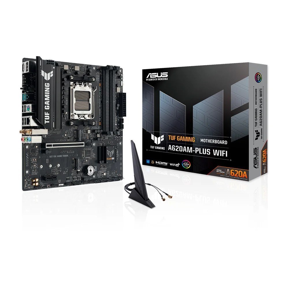 😱 Placa mãe ASUS TUF GAMING A620AM PLUS AM5 WIFI
