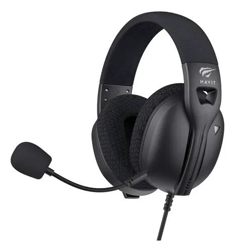 😱 Headset Com Fio Havit Gamer Gamenote Fuxi-h5d Fuxi H5 Preto