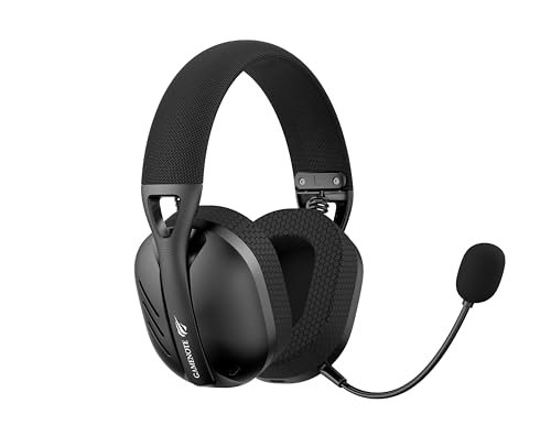 😱 Headset Gamer Havit Fuxi-H3 com Fio e sem Fio, Black
