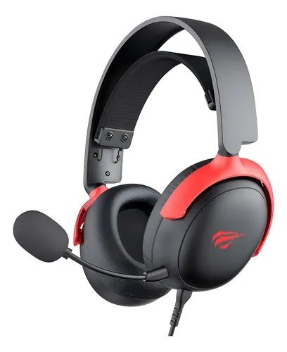 😱 Headset Gamer Havit Gamenote H2015f Preto/vermelho