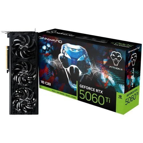 😱 Placa De Video Gainward Nvidia Geforce RTX 5060 Ti Python Iii 16GB