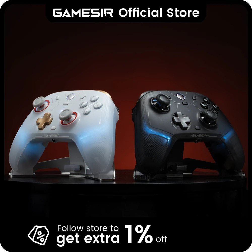 😱 Controle GameSir Cyclone 2 Wireless Pro Controller for Nintendo Switch 2 / PC / iPhone / Android - Hall Effect, Tri-Mode (BT/2.4GB/USB) com DOCK de carregamento