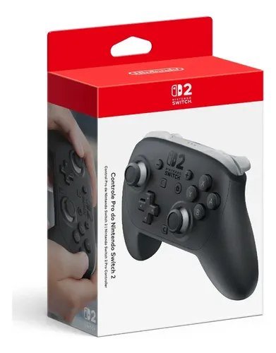 😱 Controle Pro Do Nintendo Switch 2 Preto