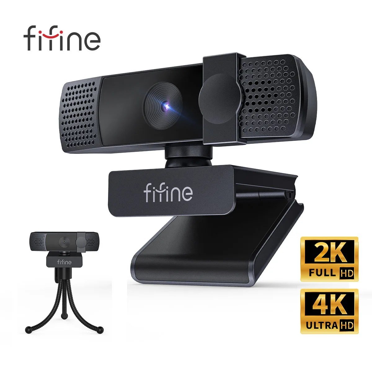😱 Mini Webcam USB Fifine K438 4K