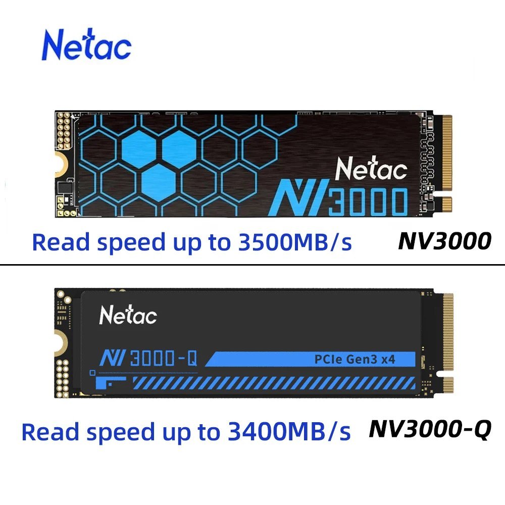 😱 SSD Nvme Netac NV3000 / NV3000Q 500GB e 512GB