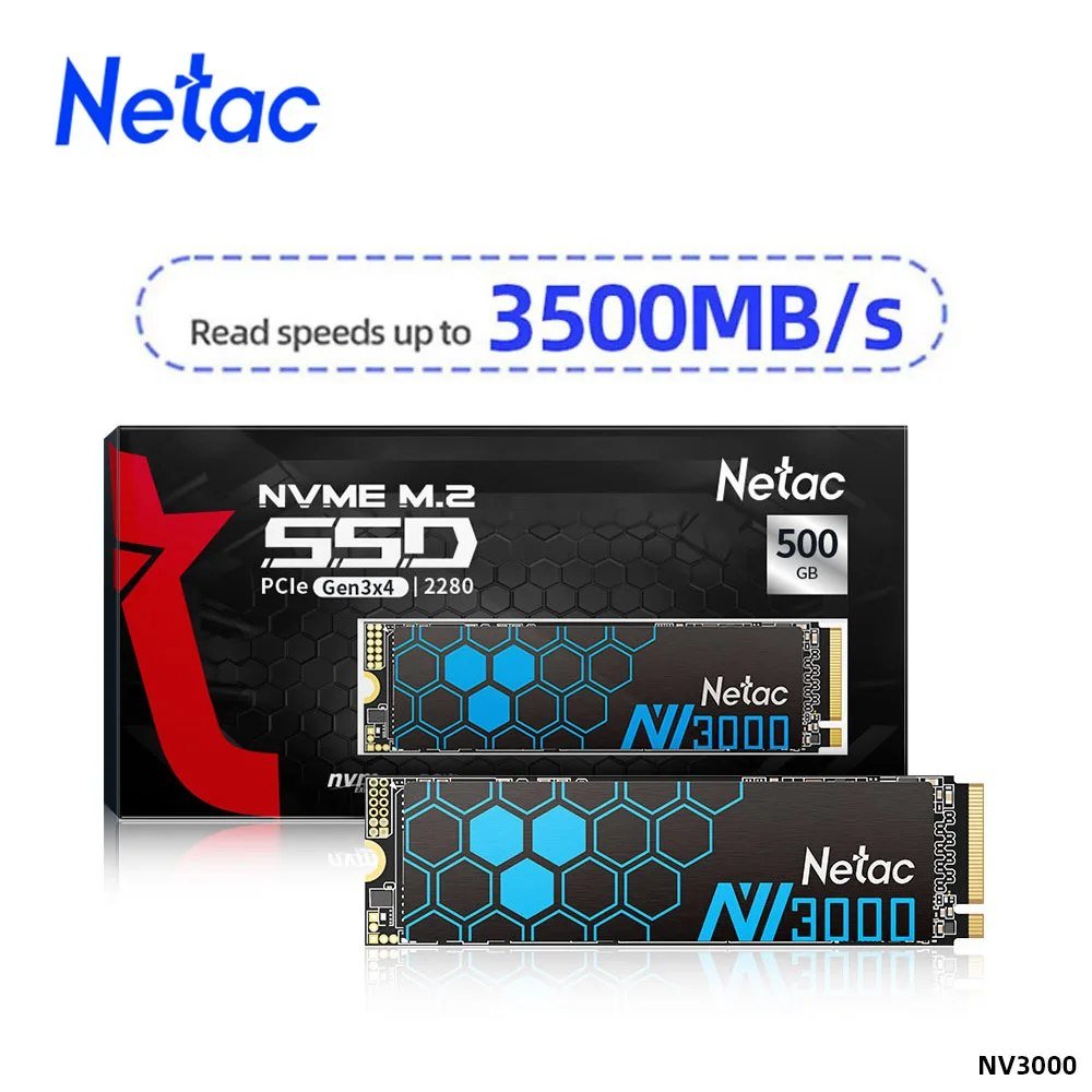 😱 SSD NVME Netac NV3000 500GB 3500MB/S