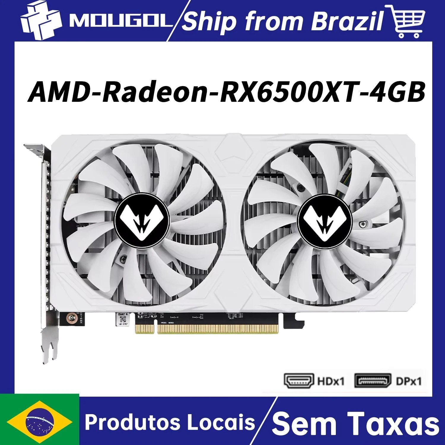 😱 AMD Radeon RX 6500XT 4GB GDDR6 Mougol PCIe 4.0
