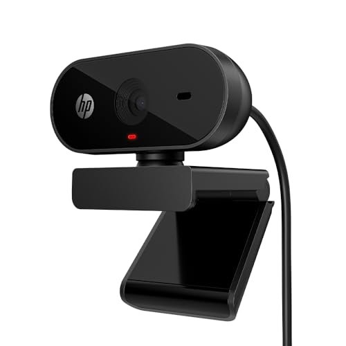 😱 HP Webcam 1080p 320 - Full HD Microfone Integrado Rotação 360°