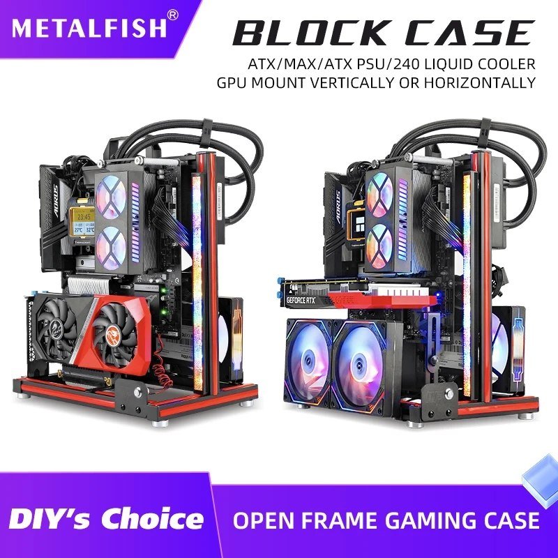 😱 Gabinete de bancada Metalfish Block case