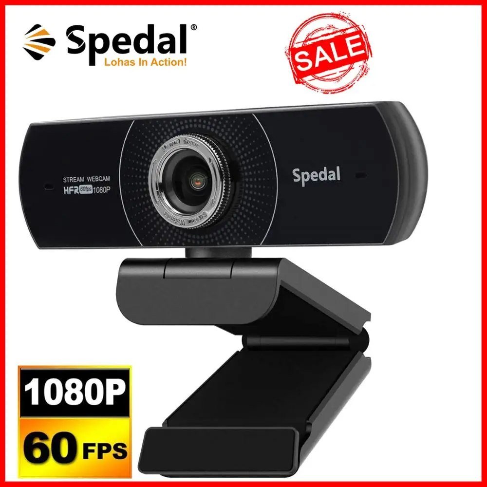 😱 Webcam Spedal MF934H 1080p 60 FPS com microfone, com software web cam