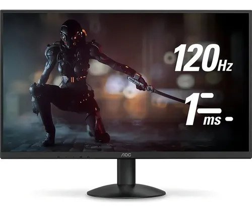 😱 Monitor 27" Aoc Gamer 27b30h3/57, Full Hd, Ips, 120hz, 1ms Cor Preto