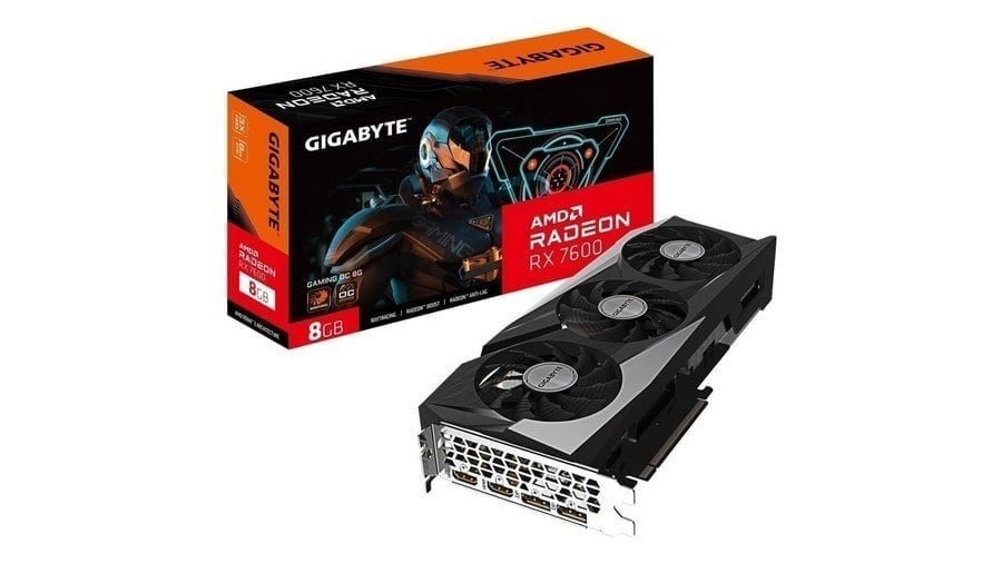 😱 Placa de Video Gigabyte RX 7600, 8GB