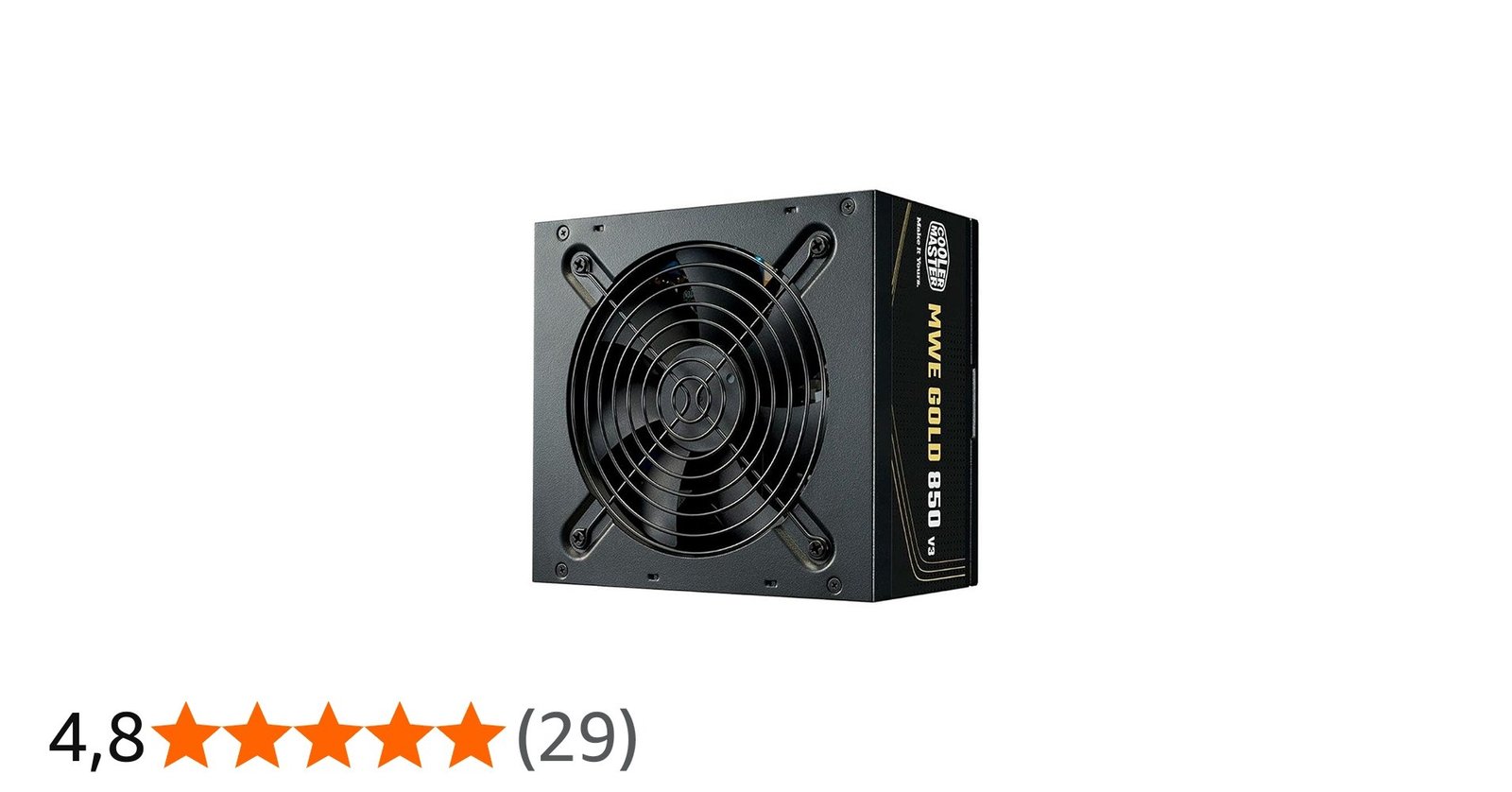 😱 Fonte Cooler Master ATX 3.1 850W Mwe Gold 850 V3