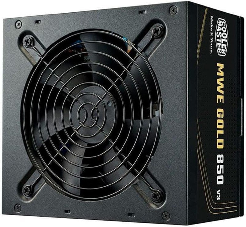 😱 Cooler Master, Fonte Cooler Master ATX 3.1 850W Mwe Gold 850 V3 Pfc Ativo 80 Plus Gold