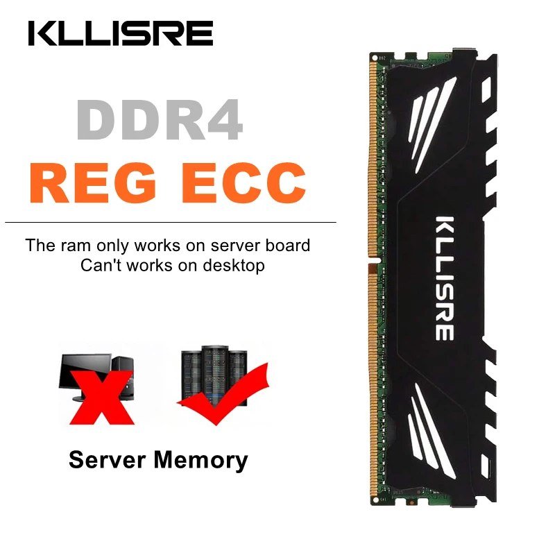 😱 Memória ram Kllisre ddr4 1x16GB 2133mhz ECC - Exclusivo para xeon x99