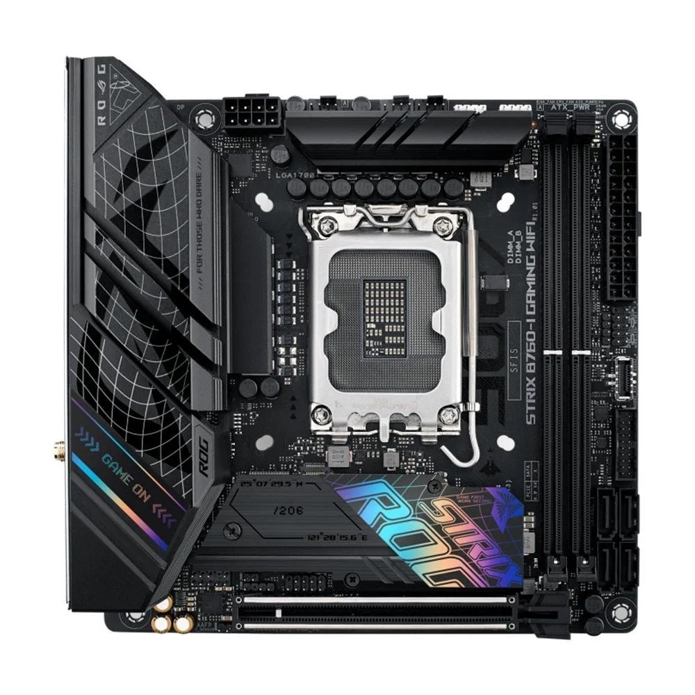 😱 Placa-Mãe ASUS Rog Strix B760-i Gaming WiFi, Preto