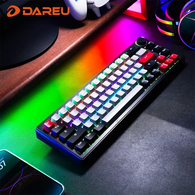😱 Teclado Mecanico Sem Fio DAREU Red Switch 4000Mah