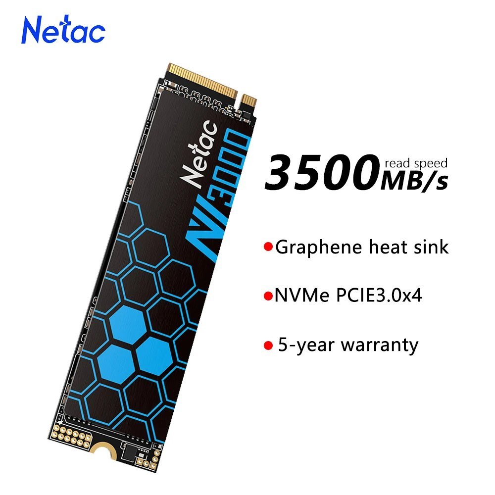 😱 SSD NVME M2 500GB Netac 3500MB/s