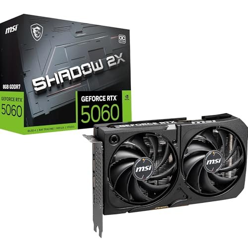 😱 Placa de Video MSI RTX 5060 Shadow 2X OC, 8GB