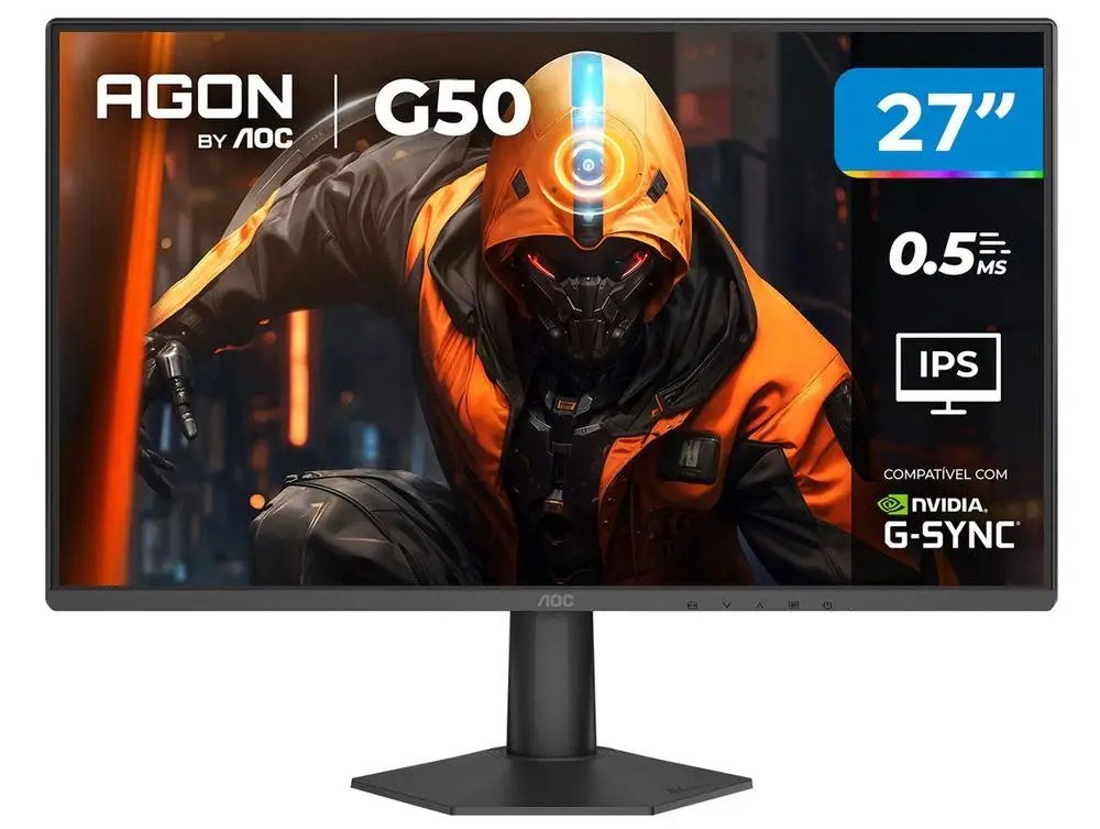 😱 Monitor Gamer 27" AOC AGON G50 144HZ 0,5MS IPS HDR10 G-Sync