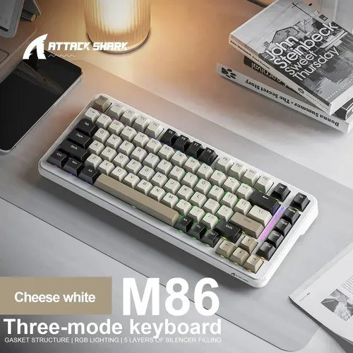 😱 Teclado Mecânico Sem Fio Attack Shark M86
