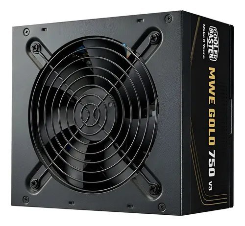 😱 Fonte Cooler Master Mwe Gold 750 V3, 750w, Atx 3.1, 80 Plus Preto