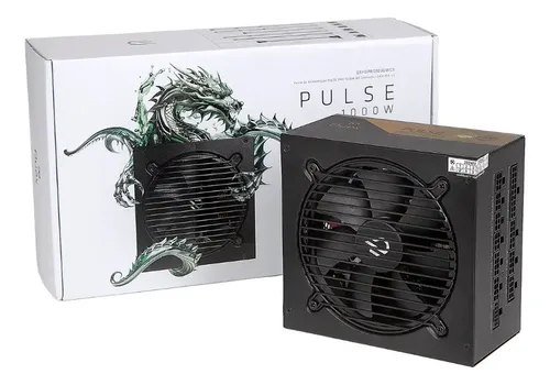 😱 Fonte Duex Pulse Pro 1000w Modular Atx 3.1 Pci-e 5.1 Cybenetics Gold 87% Preto