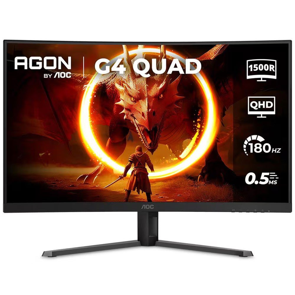 😱 Monitor Gamer Curvo 32 LED AOC AGON CQ32G4E/57 QHD 180Hz 0,5ms
