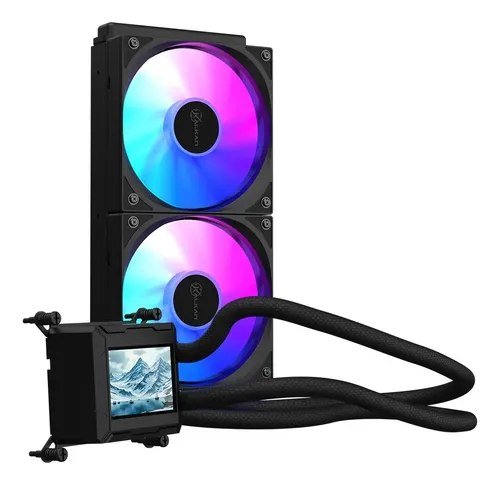 😱 Watercooler Kalkan Aura Lcd 240mm Argb Tela 2.4 Preto